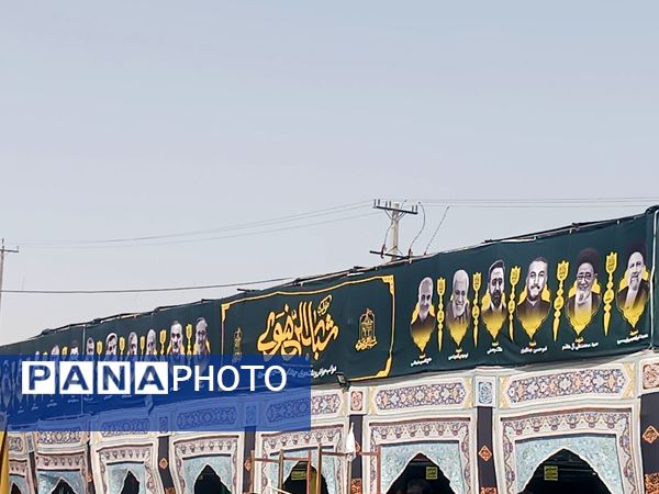 موکبی با رنگ و بوی مقاومت و شهادت 