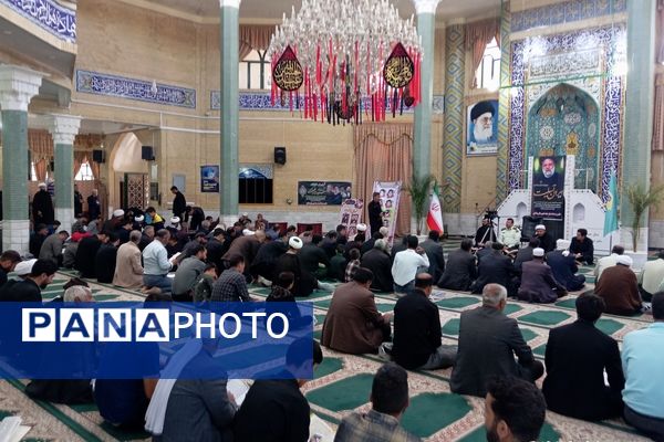 مراسم گرامیداشت شهید جمهور و شهدای سانحه بالگرد در شهرستان باخرز 