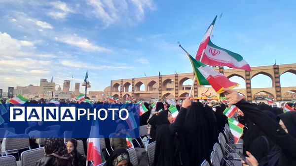 نمایش اقتدار ملت بزرگ ایران در یزد