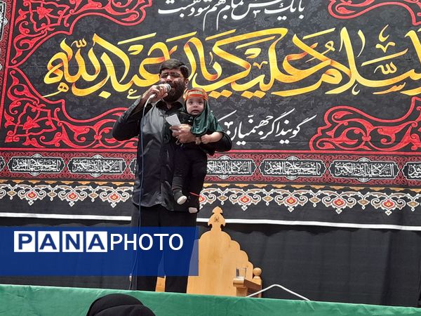 مراسم شیرخوارگان حسینی در تکیه ابوالفضلی روستای دهنو 