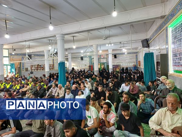مراسم باشکوه یادواره شهدای شهرستان اسدآباد