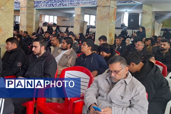 مراسم بزرگداشت سردار شهید حاج قاسم سلیمانی در گلزار شهدا شیراز 
