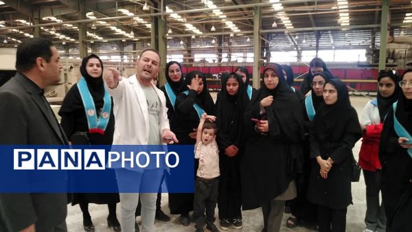 بازدید اعضای کانون دانشجویی دانشگاه آزاد کاشمر از کارخانه صنعتی بیسکوتو 