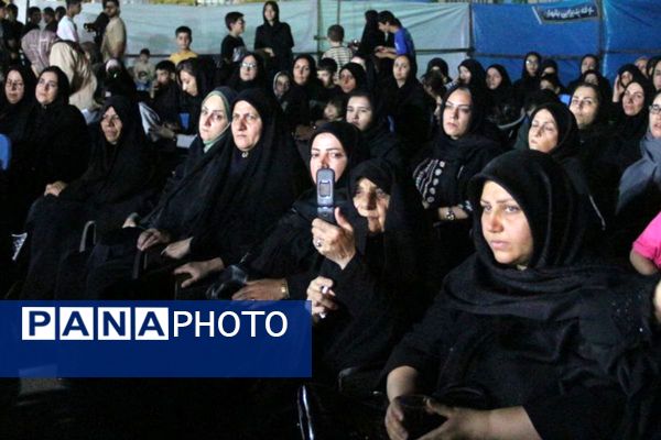 روایت غیرت، وفاداری و ایثار در شب سوم تعزیه‌خوانی مدرسه الغدیر قیامدشت