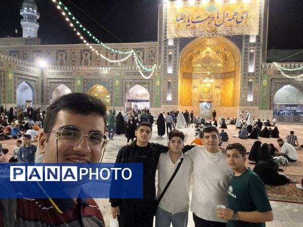 سفر معنوی دانش‌آموزان سما کاشان به مشهد مقدس در دهه کرامت