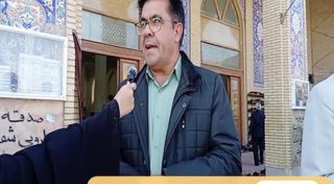 حضور پرشور دانش‌آموزان بافقی در نماز جمعه