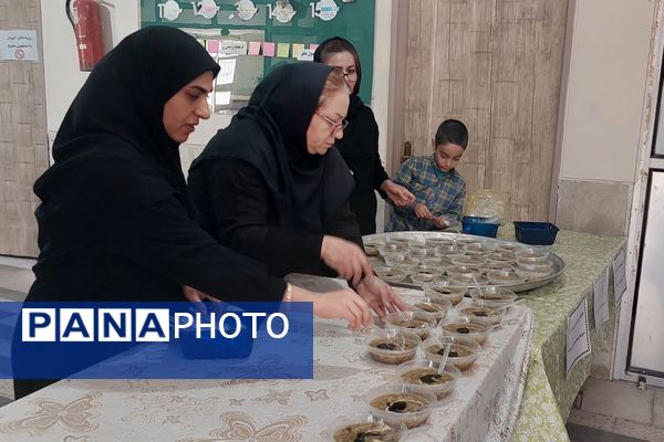 برپایی موکب شهادت حضرت زهرا(س) در دبیرستان شهید محمدتقی دستغیب ناحیه ۳ 