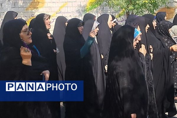 همبستگی مردم ولایتمدار نسیم‌شهر در راهپیمایی علیه رژیم صهیونیستی