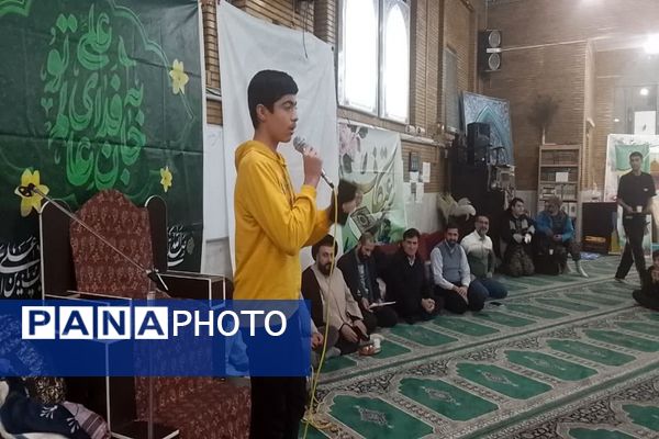 مراسم اعتکاف پسران آسمانی در مسجد علی ابن ابیطالب 