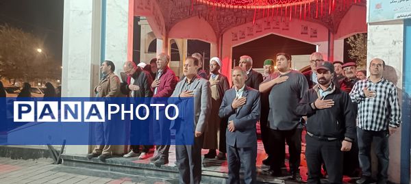 غبار روبی مقبره شهدای گمنام نیشابور