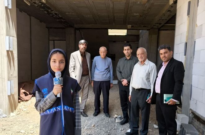 پروژه تکمیل مدرسه ۱۲ کلاسه دانشورآباده گامی درجهت نهضت عدالت آموزشی