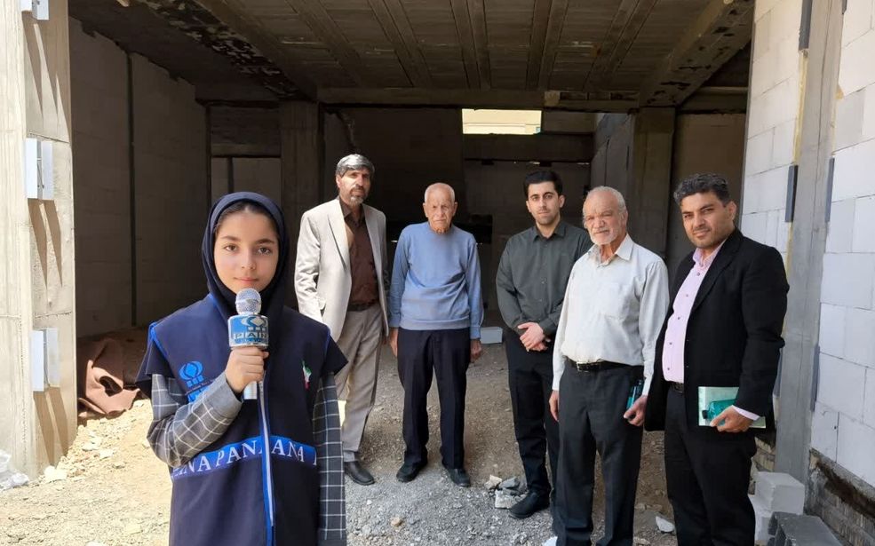 پروژه تکمیل مدرسه ۱۲ کلاسه دانشورآباده گامی درجهت نهضت عدالت آموزشی