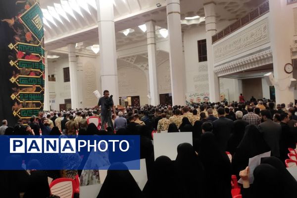 مراسم چهلمین روز شهدای جنگ 12 روزه تهاجم رژیم صهیونیستی در شیراز 