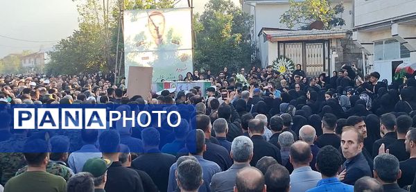 تشییع پیکر شهید امنیت در املش