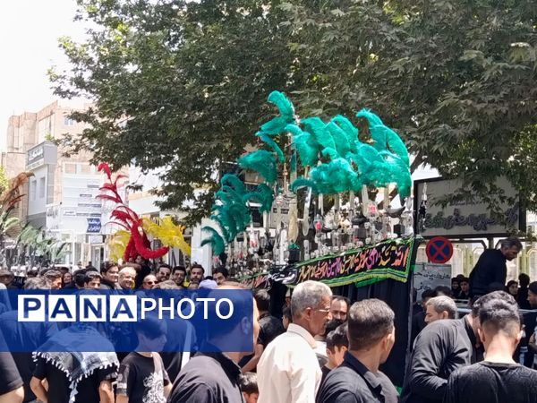 عزاداری هیأت های کاشمر در روز هفتم ماه محرم