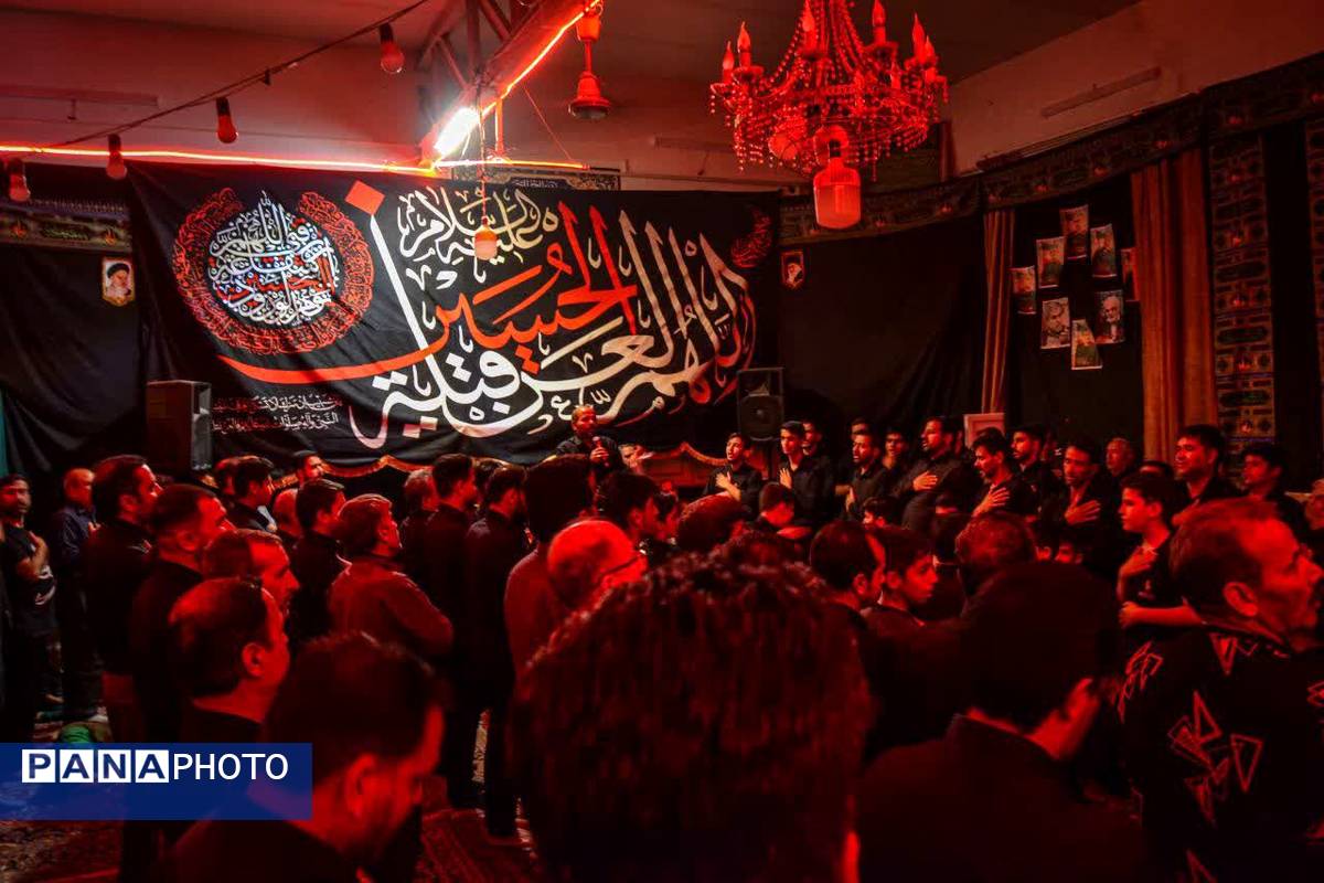 مراسم سوگواری شهادت امام رضا (ع) در شهر رباط‌سنگ 