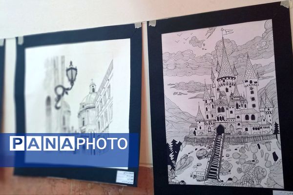 ژوژمان گرافیک در هنرستان اسوه رباط‌کریم