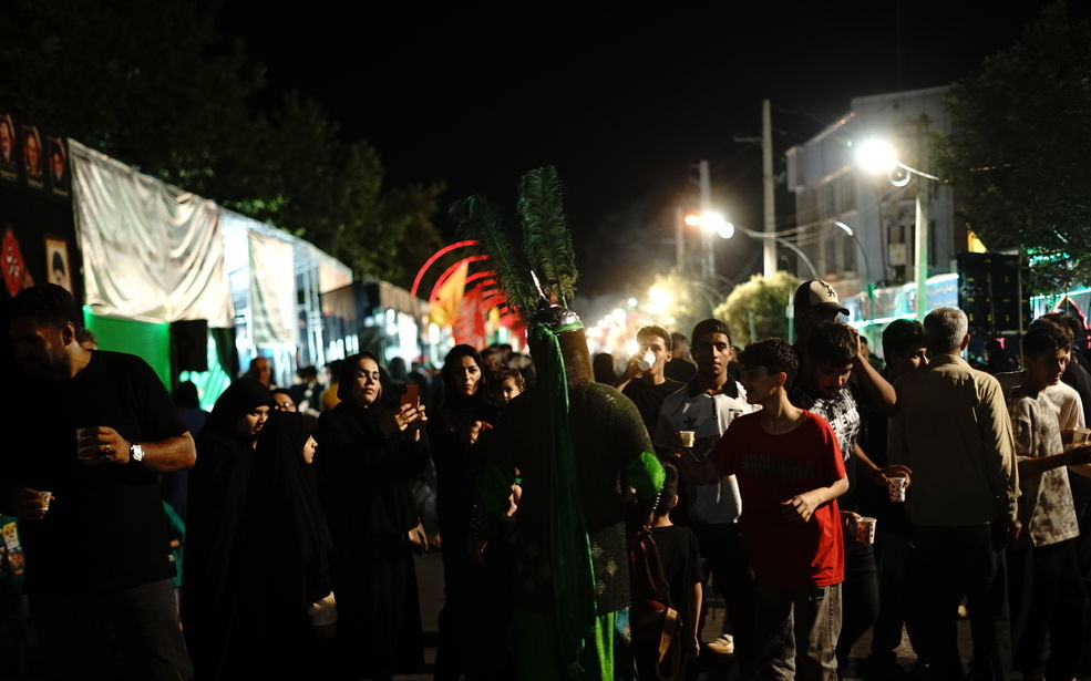 خیابان اربعین گرگان روایت دلتنگی دلدادگان حسین
