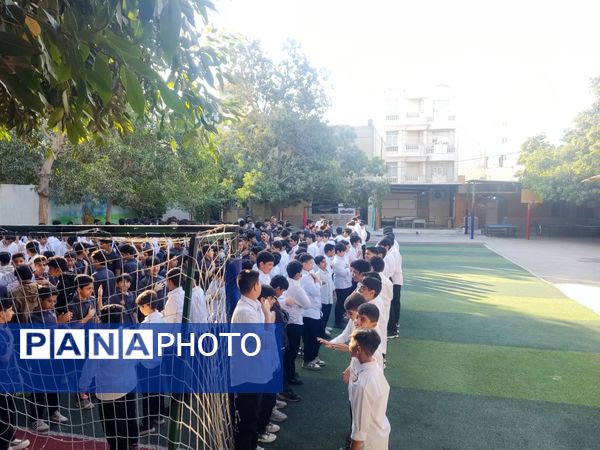 سخنرانی معنوی و مداحی ویژه فاطمیه در مدرسه جاوید