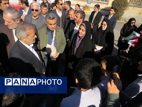 کلنگ زنی نمازخانه مدرسه پسرانه تیزهوشان بجنورد