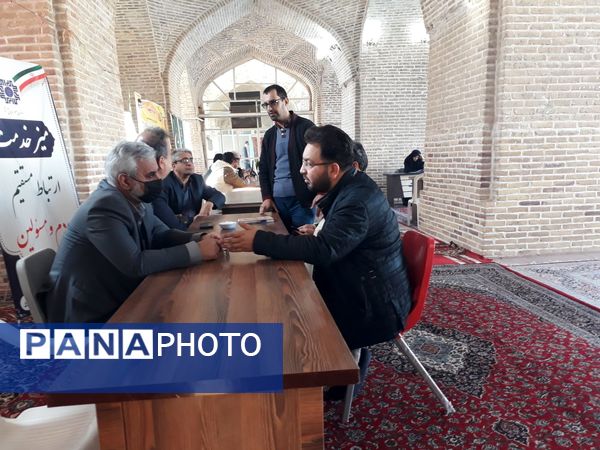 میز خدمت شهرستان نیشابور  در اولین هفته آذر ماه