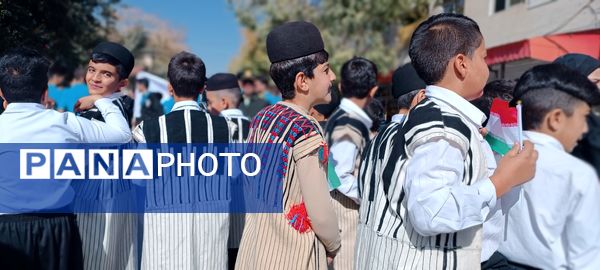 صدای وحدت دانش‌آموزان فارسان در روز ۱۳ آبان 