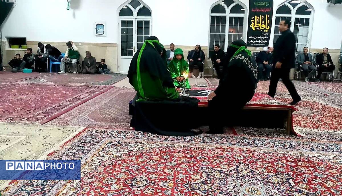 شبیه خوانی به مناسبت شهادت بانوی دوعالم در امامزاده سید قاسم روستا ارغا 