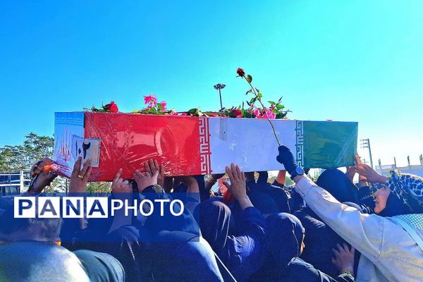 استقبال باشکوه از پیکر۶ شهید گمنام در شهرستان باشت