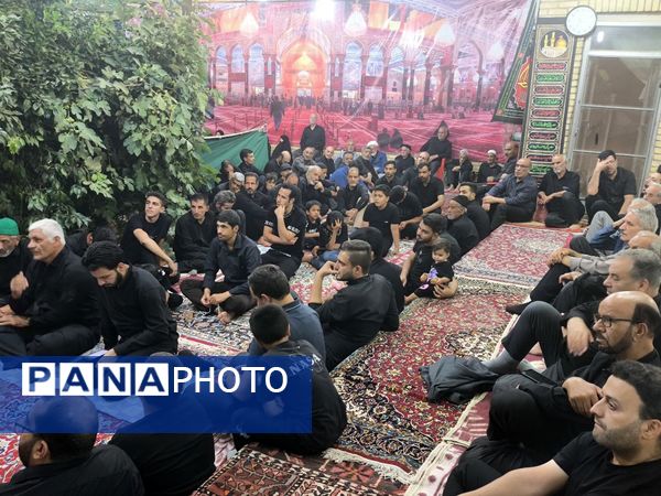 مراسم عزاداری و روضه خوانی عاشورا در شهر حسن آباد جرقویه