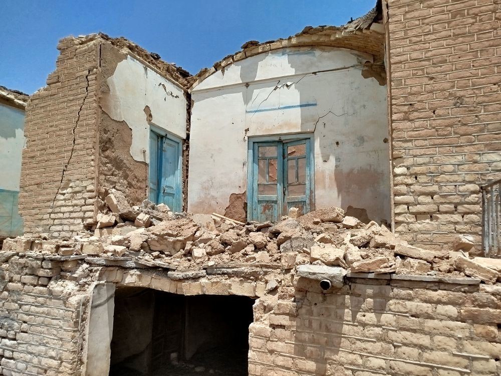 مغان روستایی  زلزله زده و غریب  بدون خبرنگار در کاشمر
