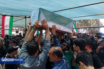 مراسم وداع با کودکان و مادرانی که بدست رژیم صهیونیستی آسمانی شدند