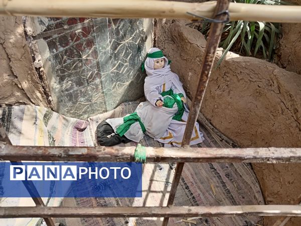 نمایشگاه «غنچه‌های خونین» شهر جعفریه قم 