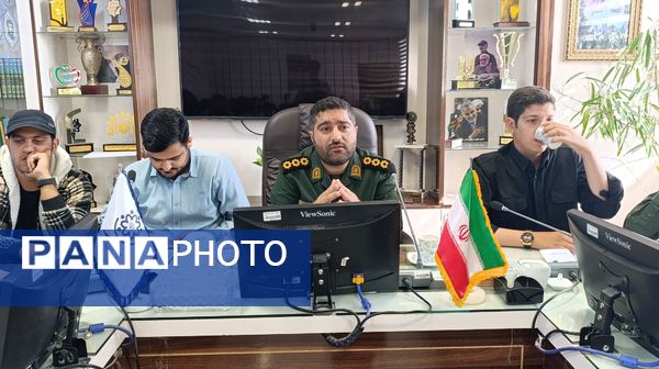 فرماندهان واحدهای حوزه مقاومت بسیج ۷ دانش‌آموزی مشهد مقدس به خط شدند