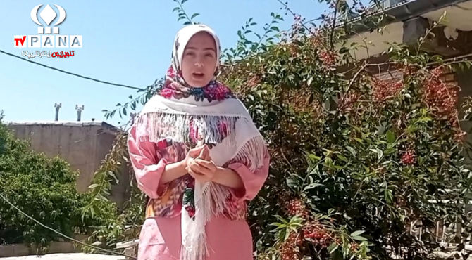 دعوت دانش آموز خبرنگار اردبیلی با لهجه محلی خود، از مردم برای شرکت در انتخابات