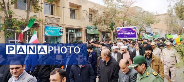 راهپیمایی روز13 آبان در شهر کلات برگزار شد