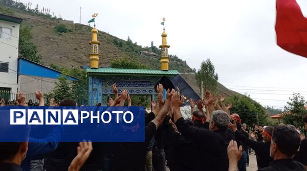 روستای نوسر میزبان دسته‌های عزاداری روز تاسوعا