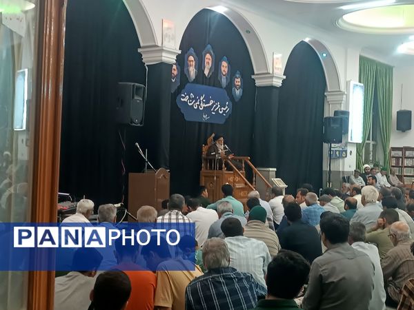 مراسم نخستین سالگرد شهادت شهدای خدمت در مسجد الهادی نیشابور 