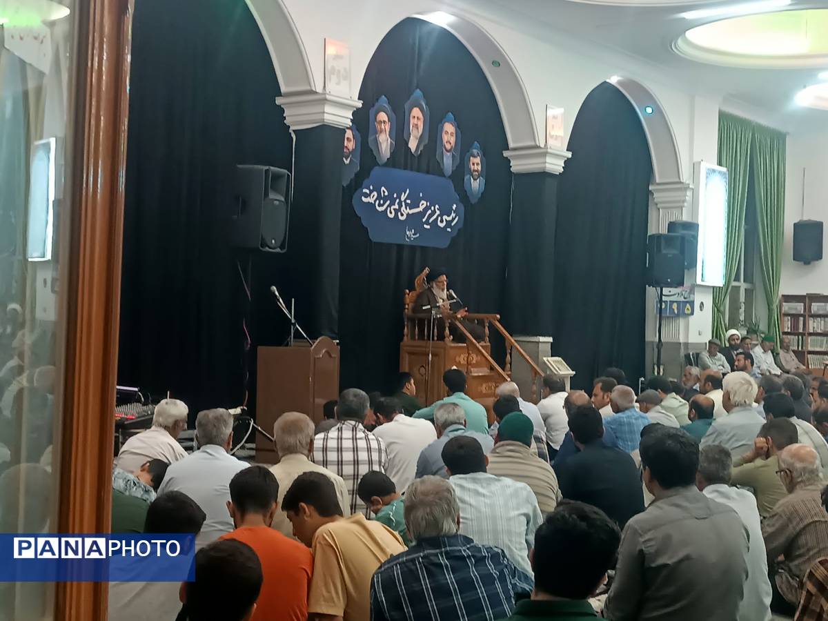 مراسم نخستین سالگرد شهادت شهدای خدمت در مسجد الهادی نیشابور