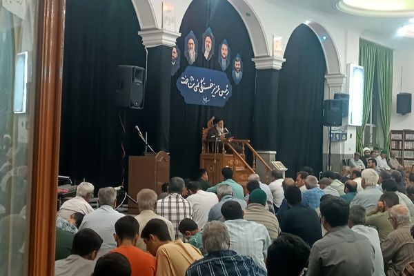 مراسم نخستین سالگرد شهادت شهدای خدمت در مسجد الهادی نیشابور 