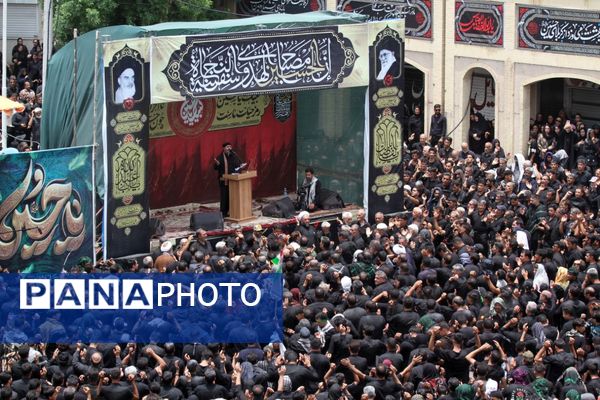 عزاداری عاشورای حسینی در گرمای سوزان بم