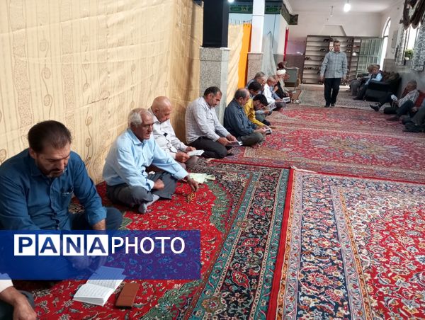 قرائت دعای ندبه در هیئت عاشقان حضرت ابوالفضل نیشابور