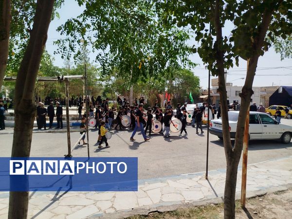 حضور پر شور کودکان و نوجوانان روستای فدافن در هیئت‌ها