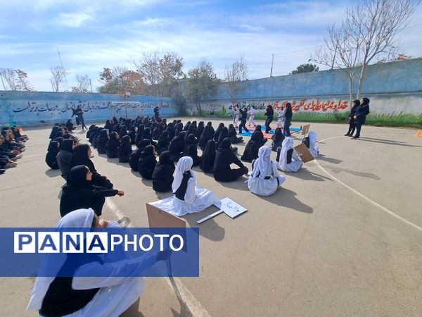 المپیاد ورزشی درون مدرسه ای در آموزشگاه تکتم باخرز