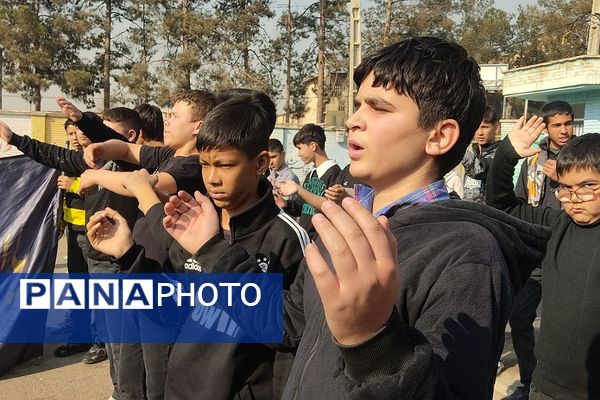 مراسم عزاداری شهادت حضرت زهرا(س) در مدارس کهریزک 