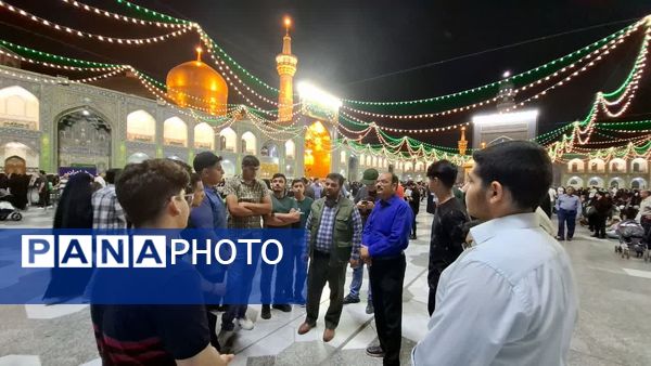 سفر معنوی دانش‌آموزان سما کاشان به مشهد مقدس در دهه کرامت