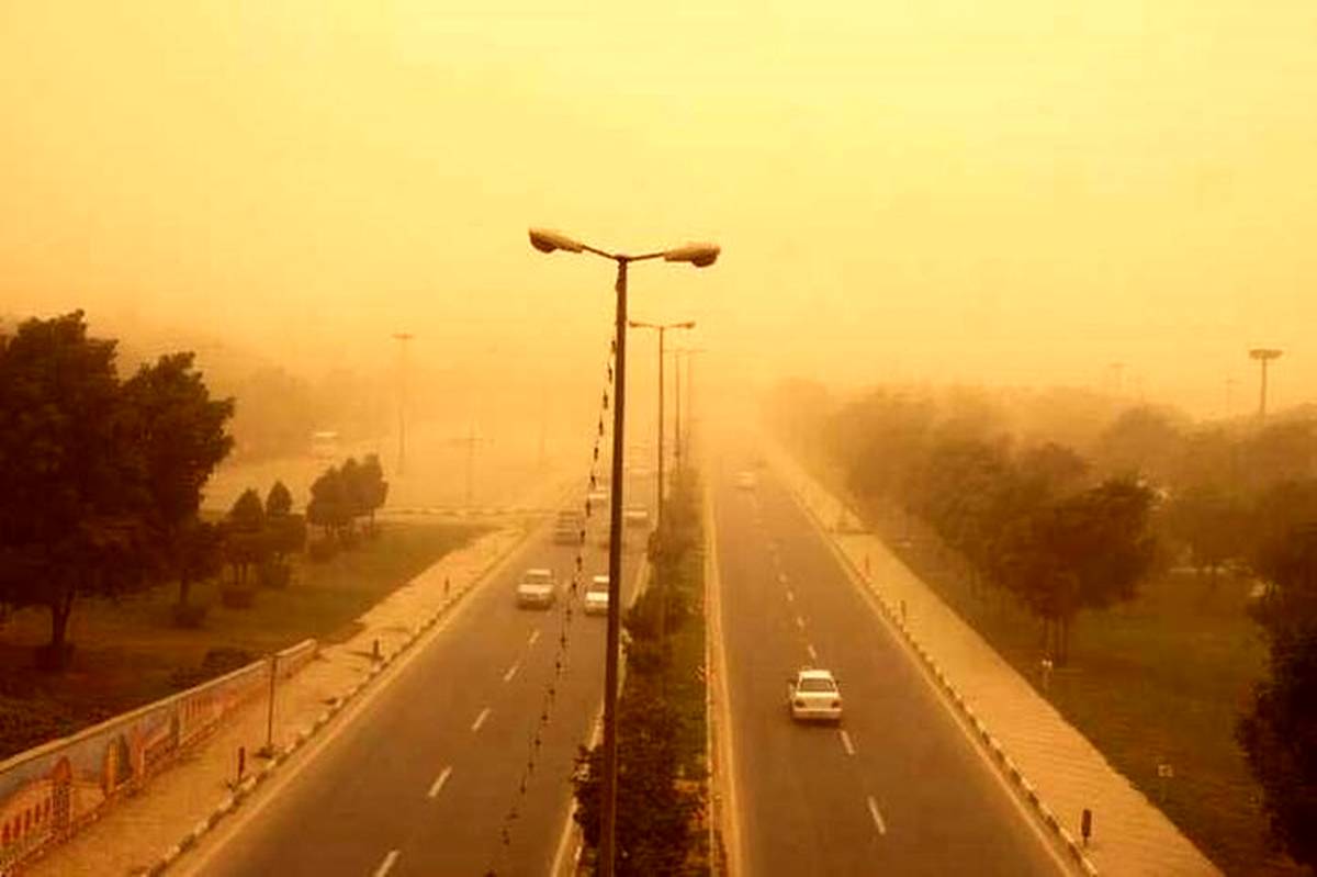 هشدار سطح نارنجی گرد و خاک برای ۲۱ استان