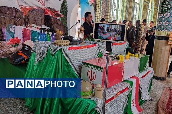 حضور شهید گمنام فاطمی در شهر بار نیشابور