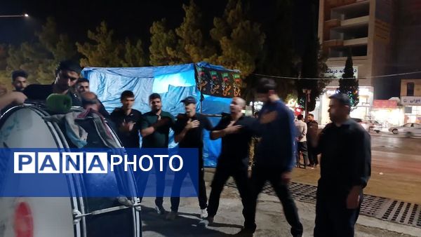 سوگواری ناشنوایان یاسوج در شب هفتم محرم 