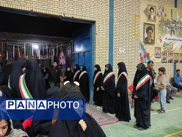 عطر حضور شهید گمنام در حاجی‌‌آباد پیچید 