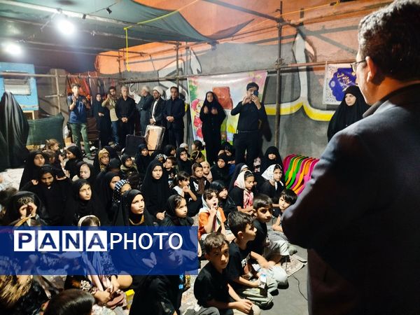 کودکان حسینی در موکب غنچه‌های حضرت علی اکبر(ع)